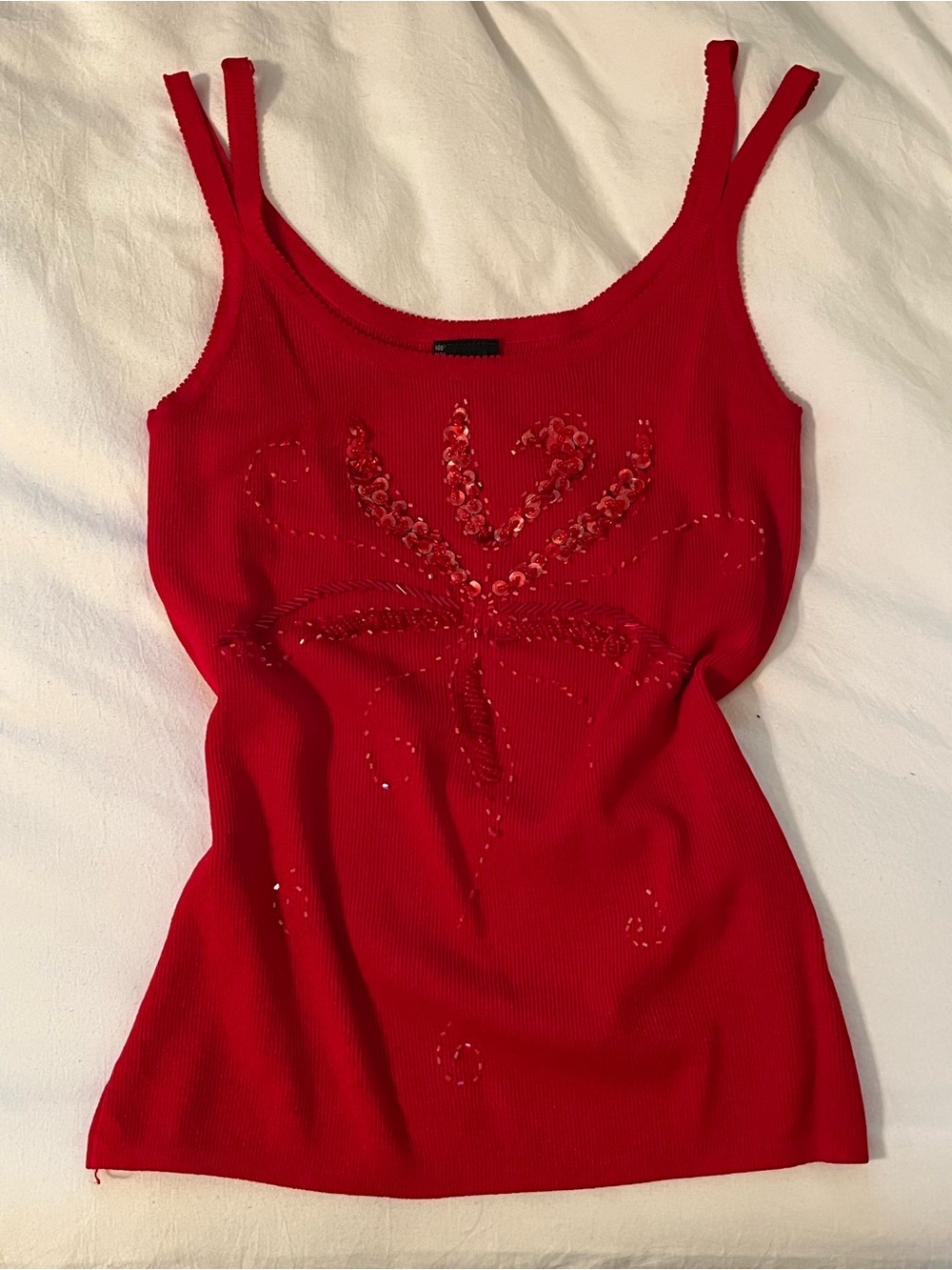 CUL Beaded Tank/Crop size S/M